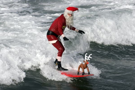 surfing santa foamie competition at fistral beach newquay surfing santa foamie competition at fistral beach newquay